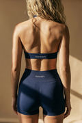 SOLIS – Navy Seamless Scrunch Sports Shorts