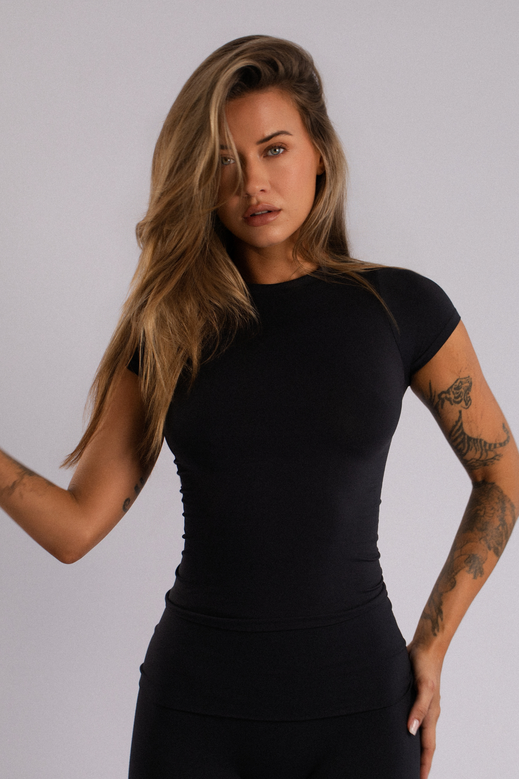 Seamless Sports T-Shirt Black