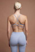 ROSA – Dusty Blue Seamless Sports Bra