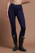 MOSS – Navy Seamless V-Cut Scrunch Leggings