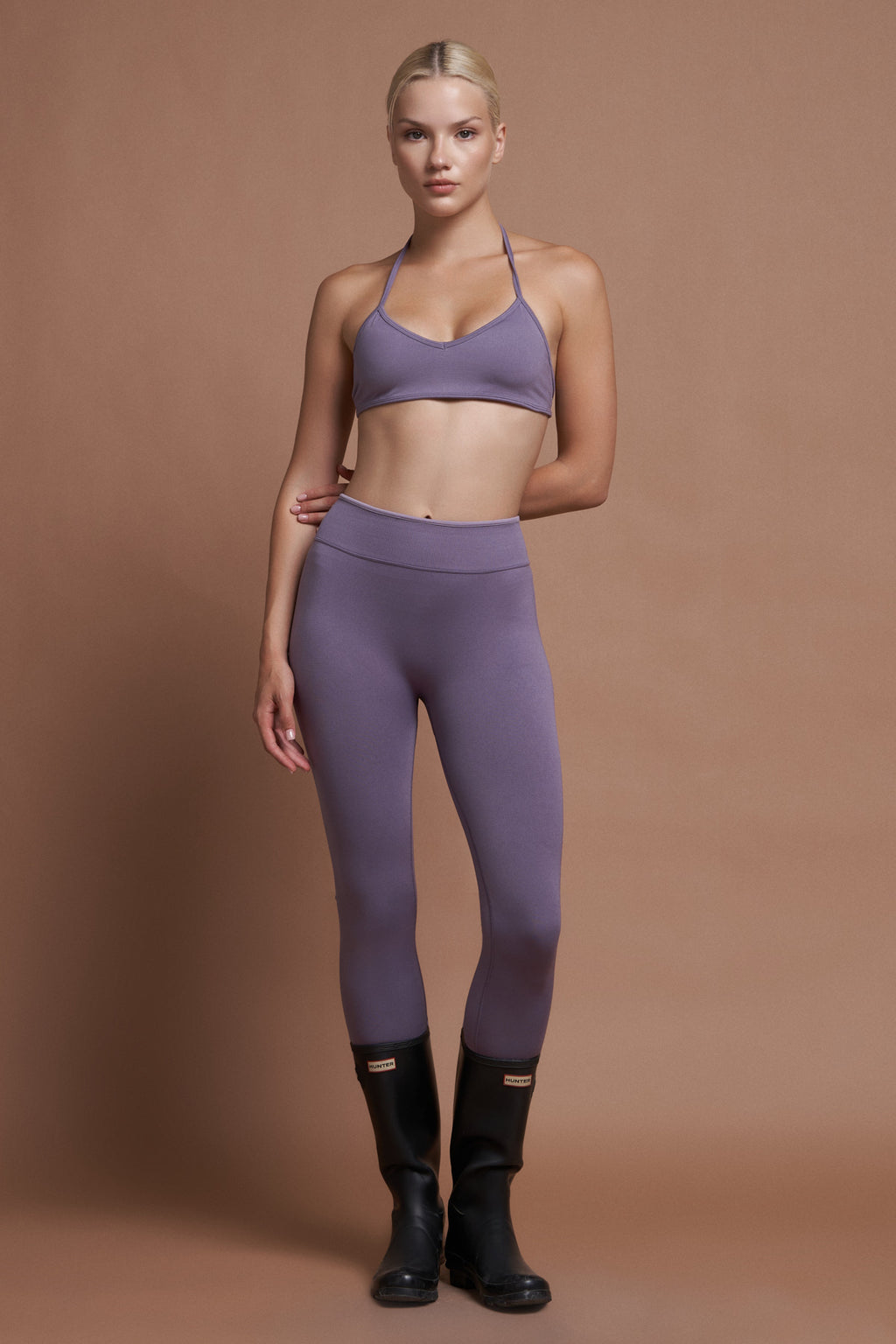 FERRA – Purple Seamless Sports Bra
