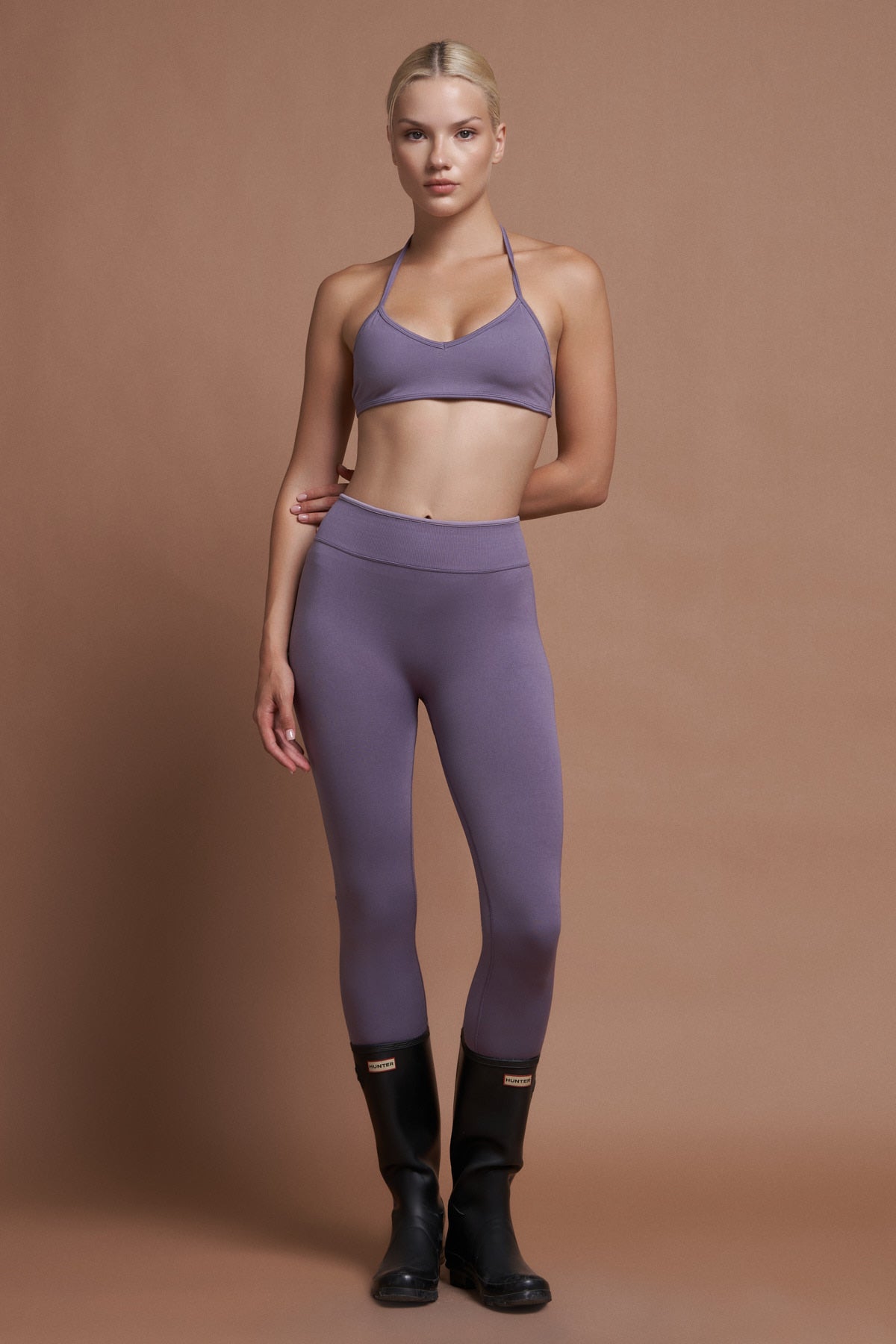 FERRA – Purple Seamless Sports Bra
