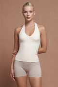 FIORA Coconut White Seamless Tank Top