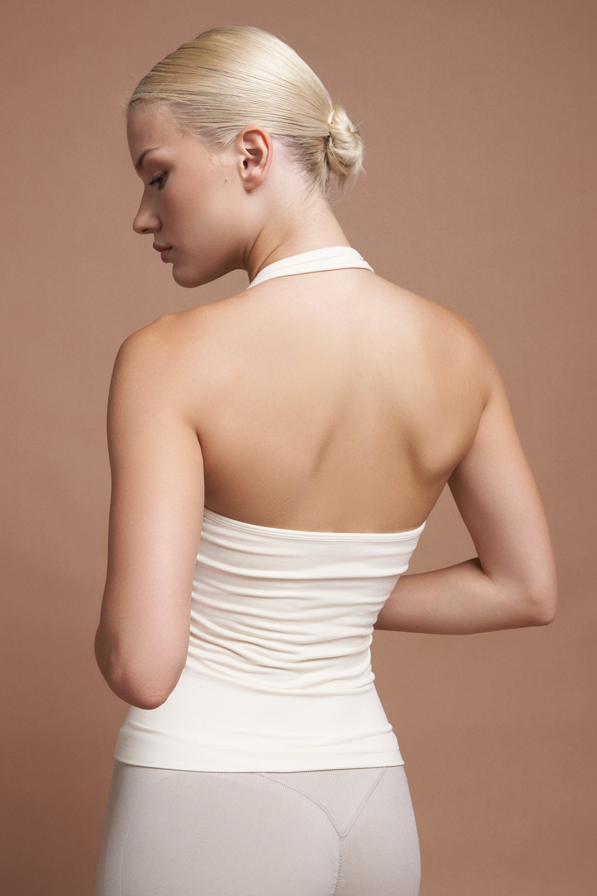 FIORA Coconut White Seamless Tank Top