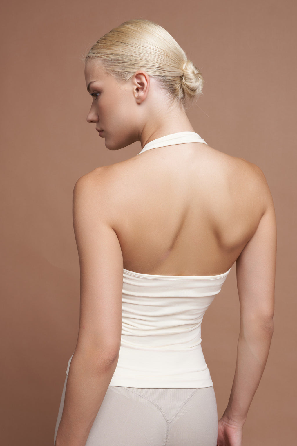 FIORA Coconut White Seamless Tank Top