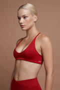 ROSA – Red Seamless Sports Bra