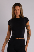 Seamless Sports T-Shirt Black
