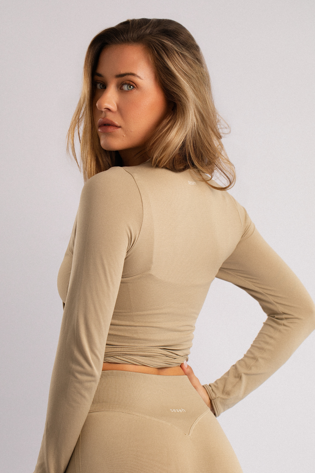 Wrap Bolero Beige