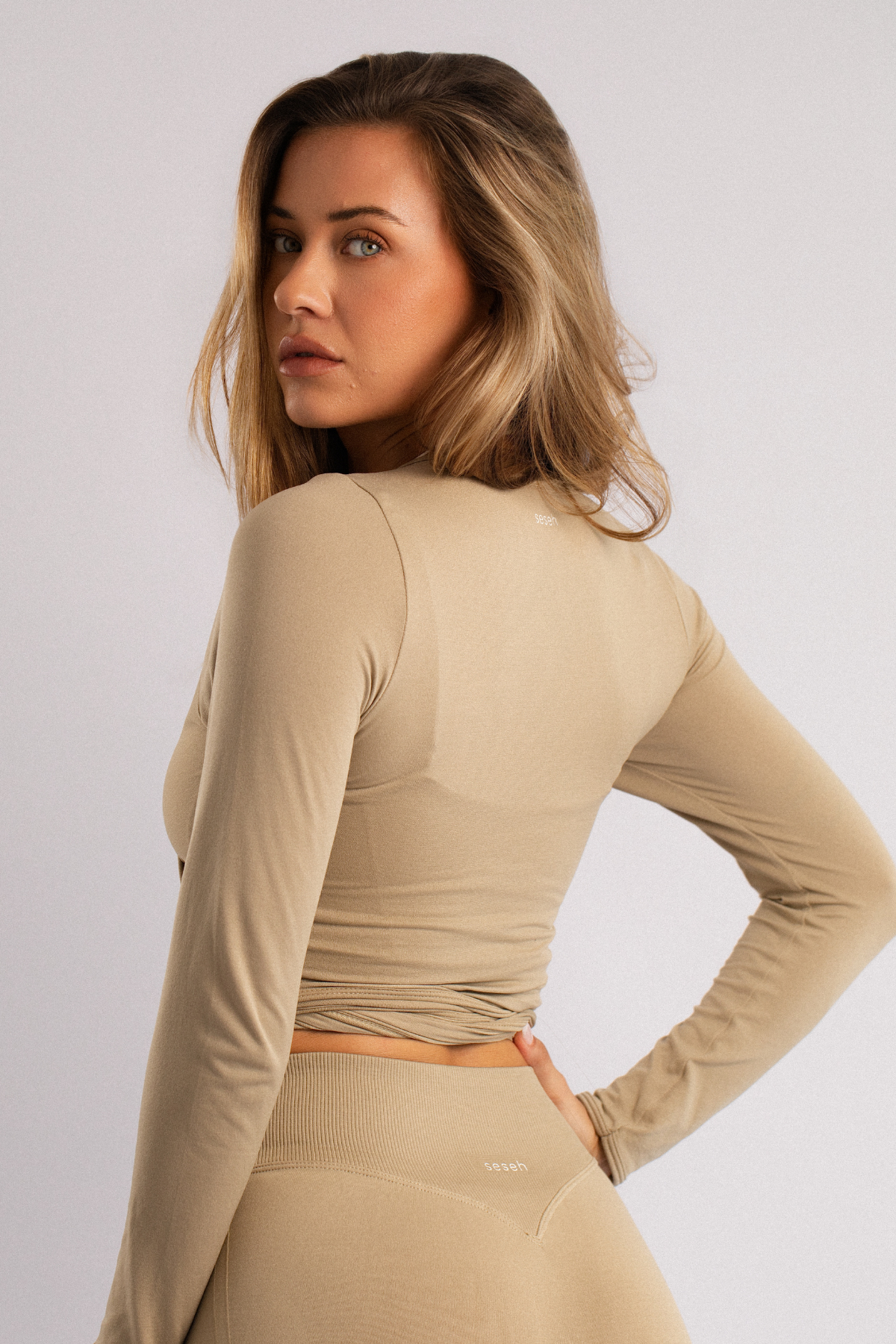 Wrap Bolero Beige