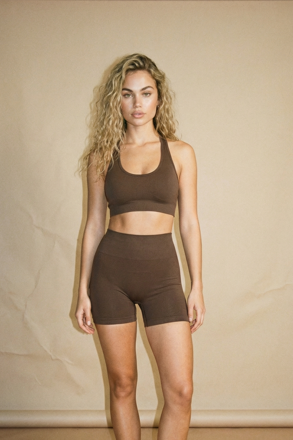 LUNA Comfortlux – Open Back Seamless Bra | Brown