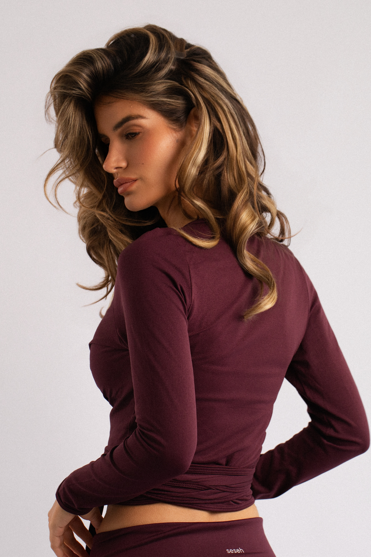 Wrap Bolero Burgundy