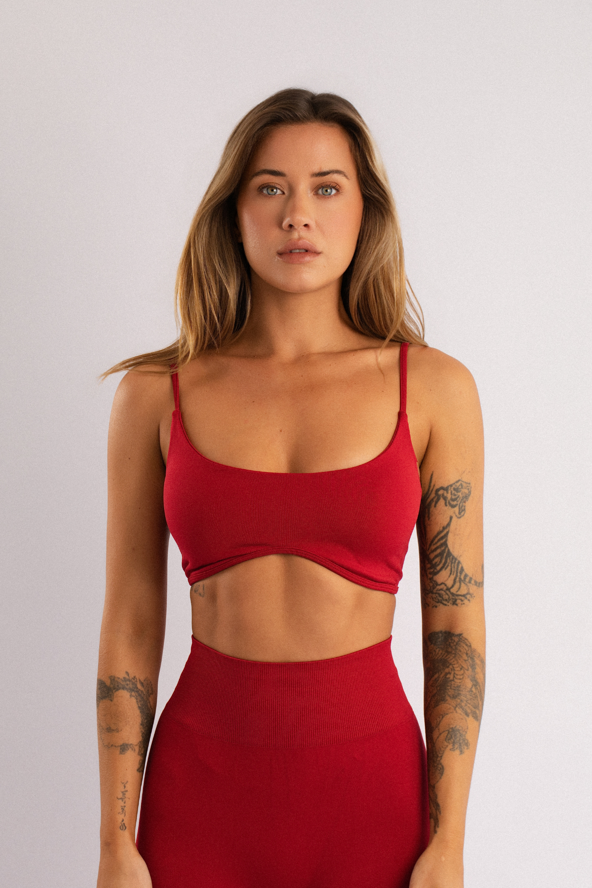 Seamless High-Waist Flare Leggings Black