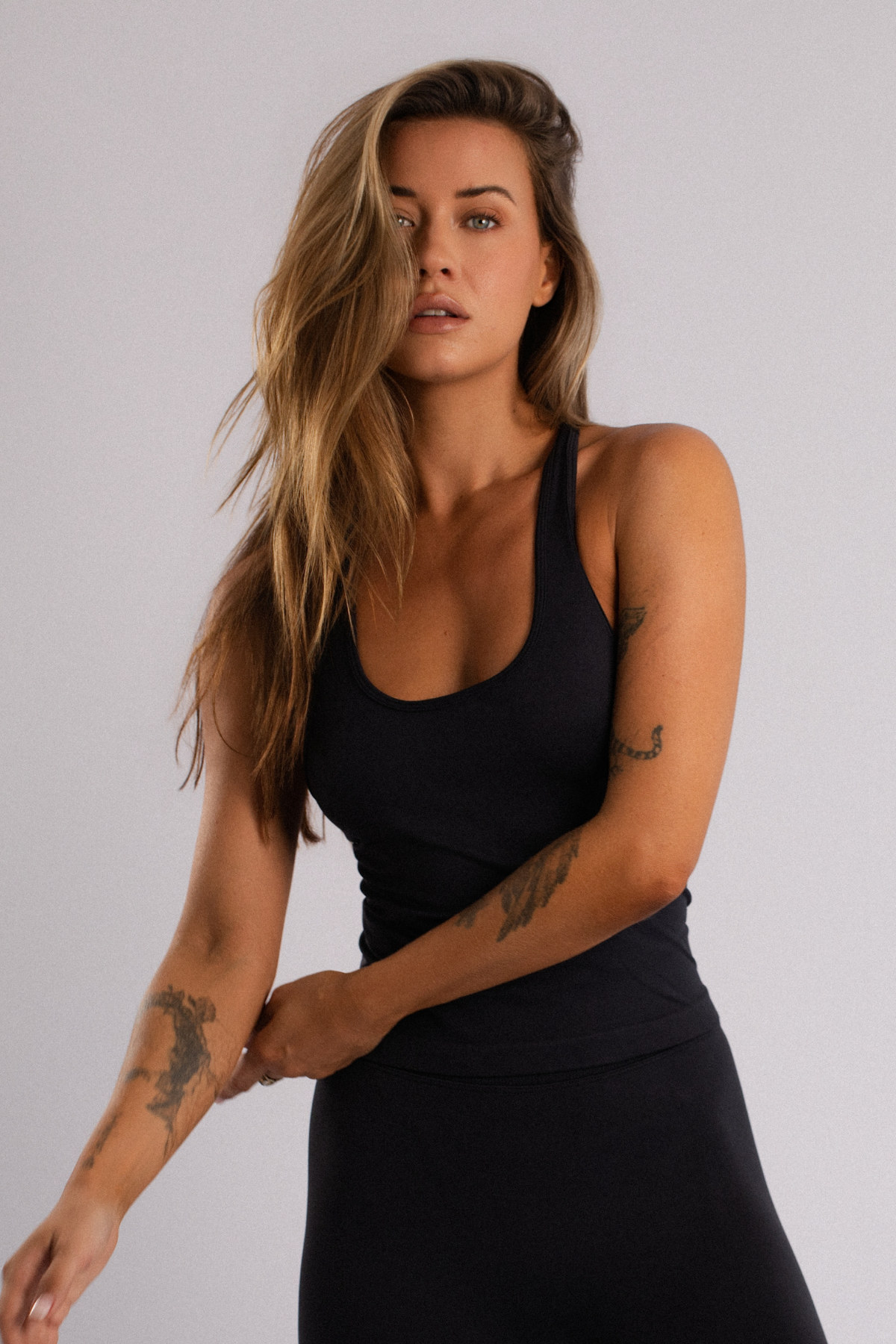 Racerback Tank Top Black