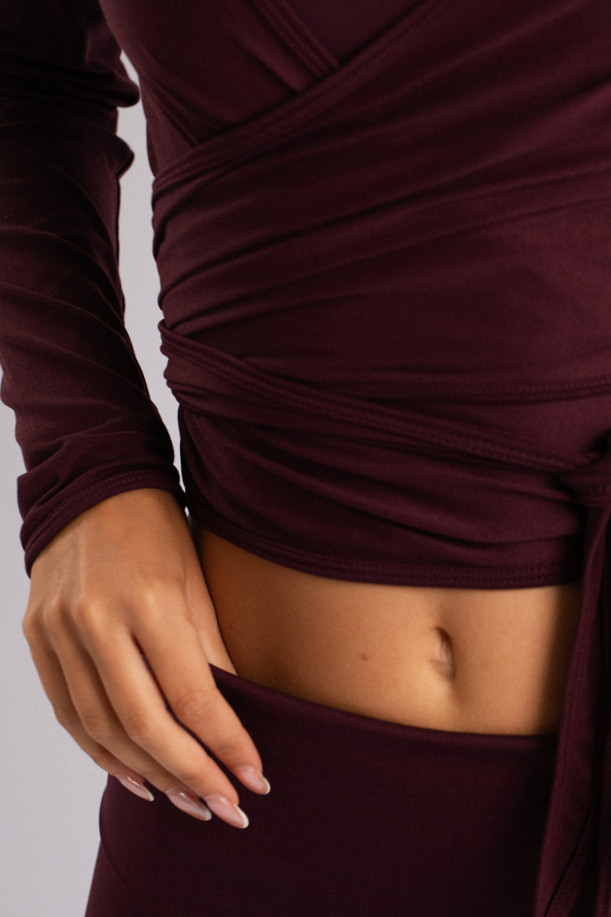 Wrap Bolero Burgundy